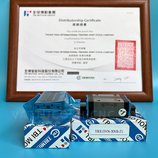 Con Trượt Vuông TRS15VN chính hãng TBI MOTION Đài Loan