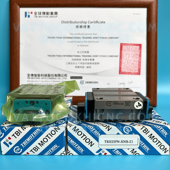 Con Trượt Vuông TRH25FN chính hãng TBI MOTION Đài Loan
