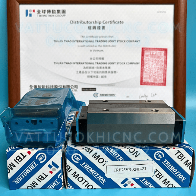 Con Trượt Vuông TRH25VE chính hãng TBI MOTION Đài Loan