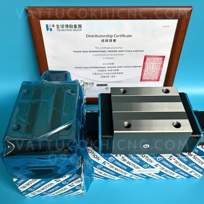Con Trượt Vuông TRH55VL chính hãng TBI MOTION Đài Loan