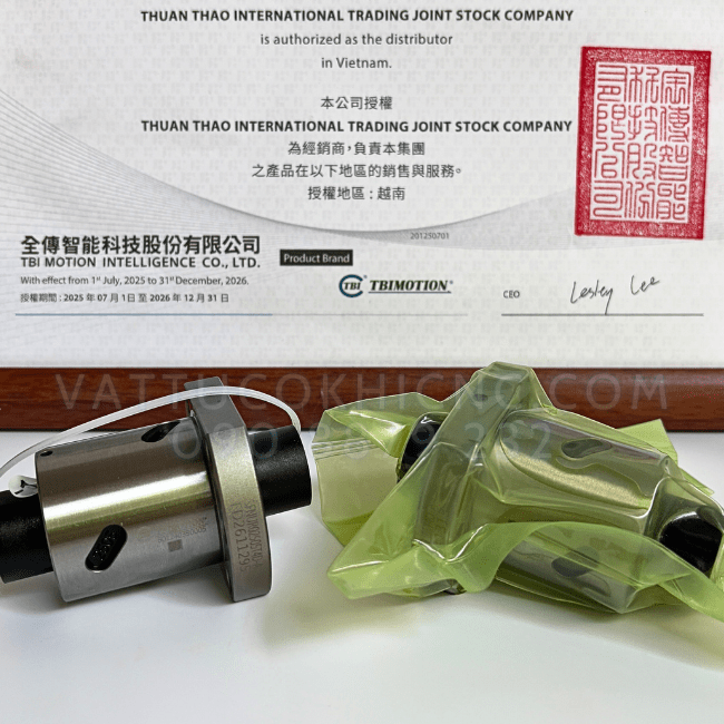Đai Ốc Vitme Bi TBI SFNUR02505T4D / SFUR02505T4D chính hãng TBI MOTION Đài Loan